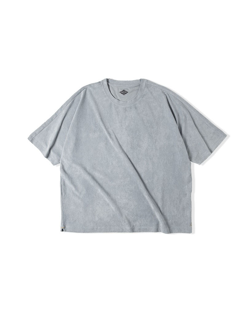 Tooling Retro Faux Suede Loose Soft Waxy Breathable Men's T-Shirt - Harmony Gallery