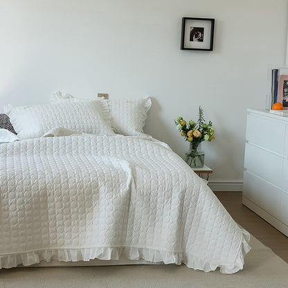 French Lace Multifunctional Washed Cotton Bed Cover - Harmony Gallery