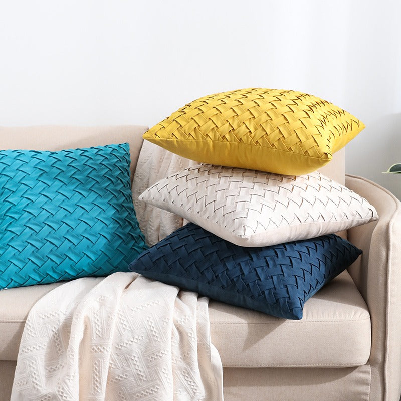 Simple Modern Suede Living Room & Bedroom Sofa Cushion - Harmony Gallery