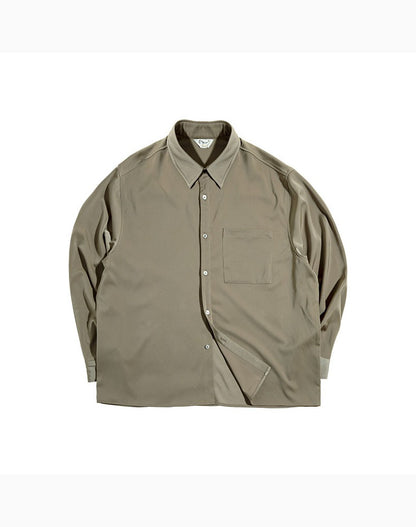 American Retro Satin Loose Ice Silk Drape Men's Shirt - Harmony Gallery
