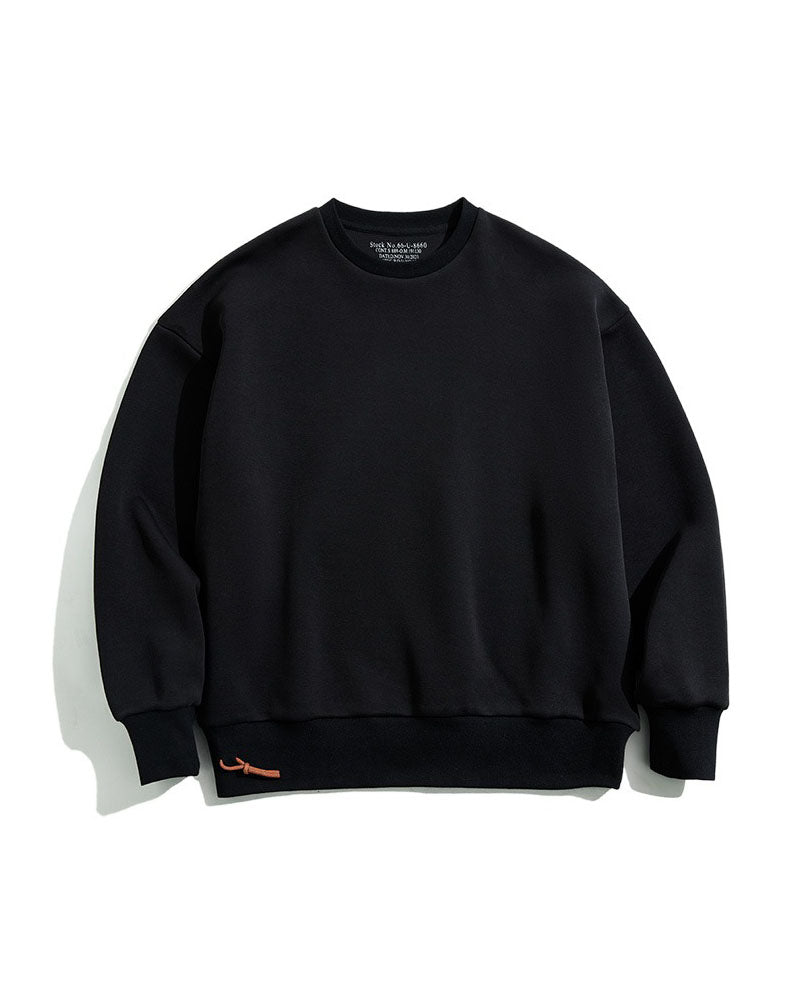 Cotton Tooling Retro Drop-Shoulder Round Neck Men's Sweater - Harmony Gallery