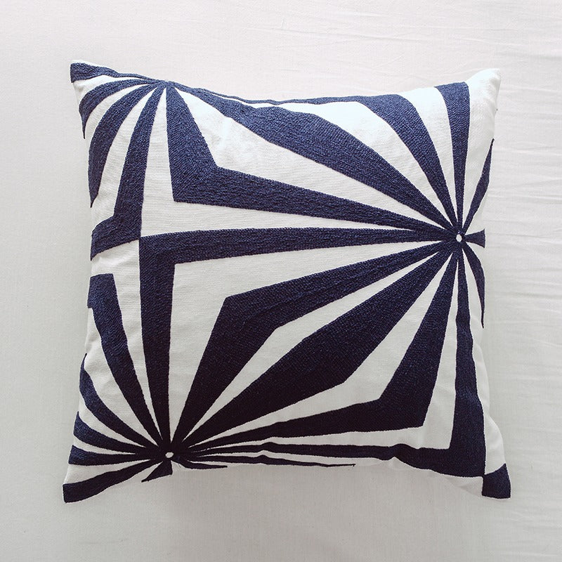 Embroidery Nordic Cotton Living Room Sofa Pillowcase - Harmony Gallery