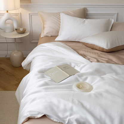 Light Luxury Lenzing Tencel Four-Piece Summer Silk Bed Set - Harmony Gallery