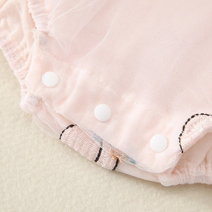 Cute Summer Triangle Baby Wrapping Girl's Romper - Harmony Gallery