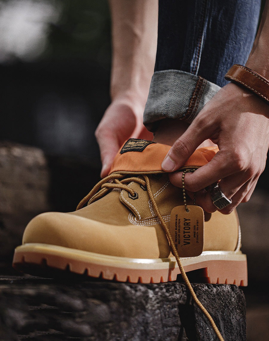 Tooling Rhubarb British Style Mid-Cut Desert Men's Boot - Harmony Gallery