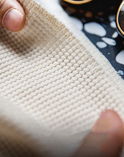 Tooling American Retro Waffle Round Neck Men's Sweater - Harmony Gallery