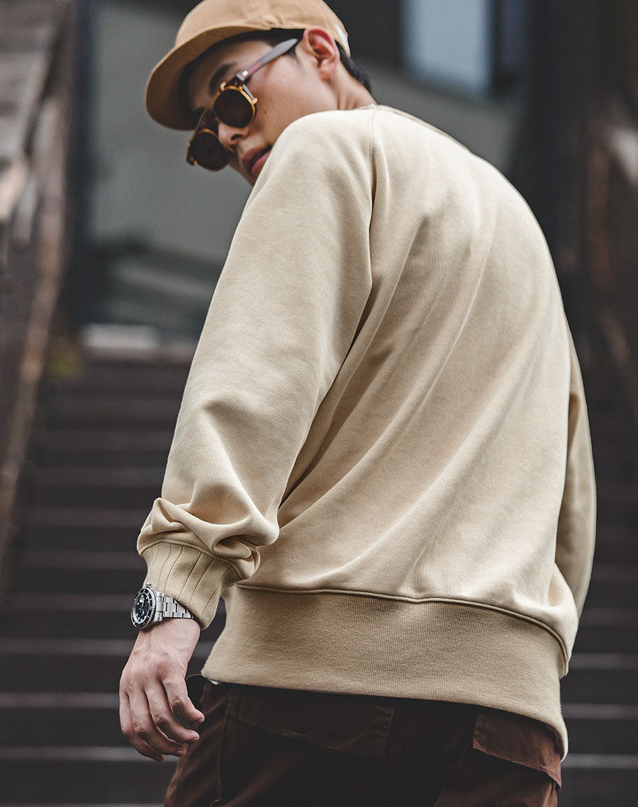 Retro Oversize Hooded Loose Vintage Men's Sweater - Harmony Gallery