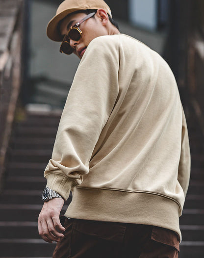 Retro Oversize Hooded Loose Vintage Men's Sweater - Harmony Gallery