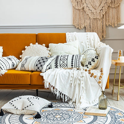 Nordic Style Rectangle Living Room Sofa Cushion - Harmony Gallery