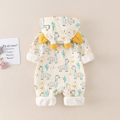 Cute Newborn One-Piece Baby Boy's Romper - Harmony Gallery