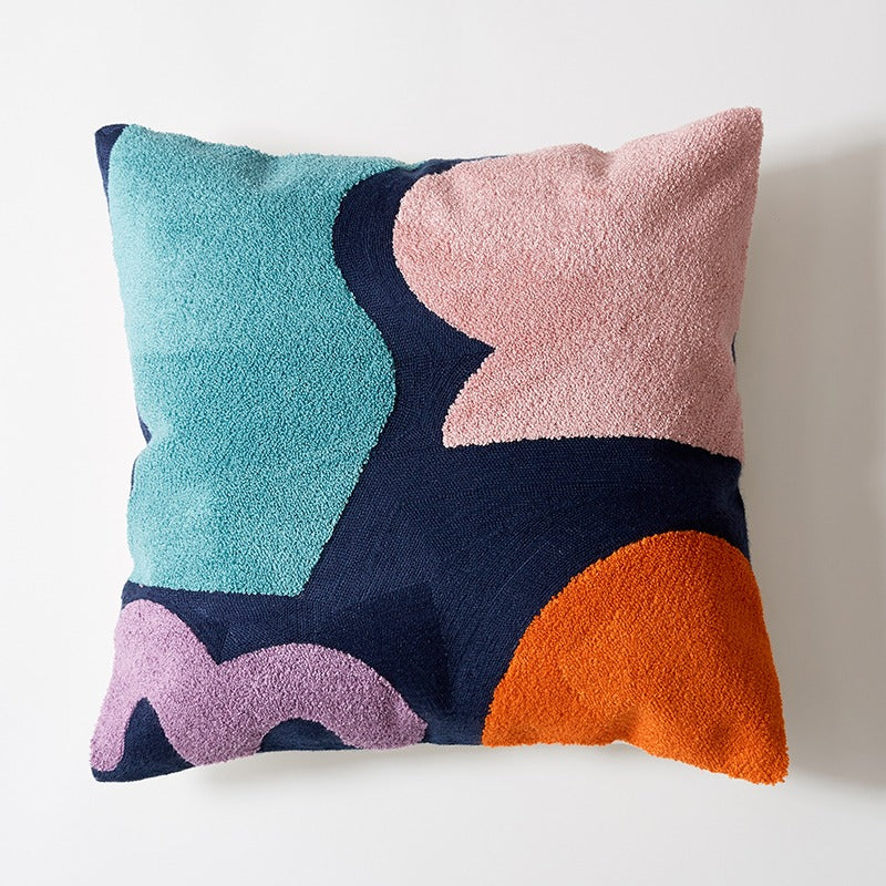 Nordic Cotton Embroidery Simple Living Room Sofa Cushion - Harmony Gallery