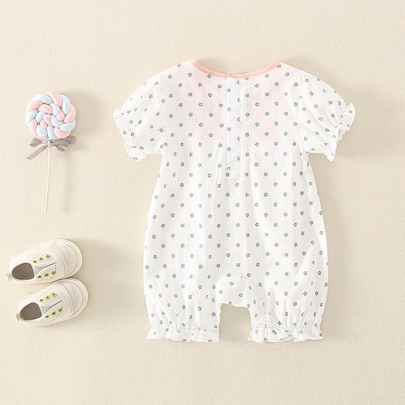 Newborn Summer Onesie Cotton Baby Girl's Romper - Harmony Gallery