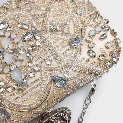 Banquet High Matching Diamond Bride Clutch Bag - Harmony Gallery