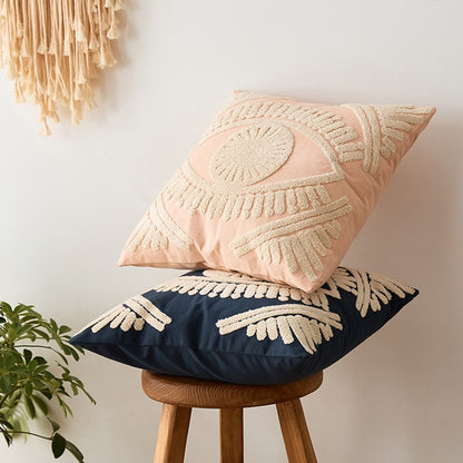 Nordic Decorative Cotton Embroidered Living Room Pillowcase - Harmony Gallery