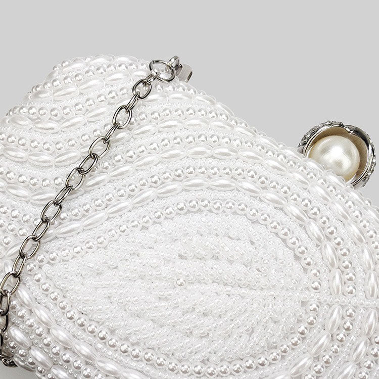 Bridal Wedding Trendy Pearl Senior Clutch Bag - Harmony Gallery
