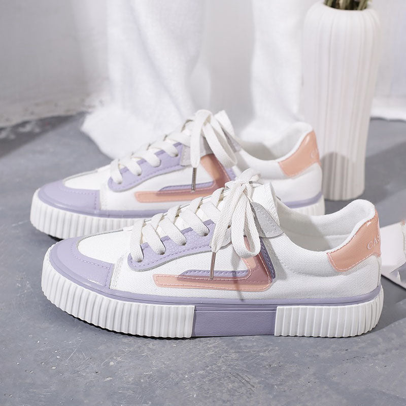 Little White Original Niche Casual Canvas Women's Shoes - Harmony Gallery