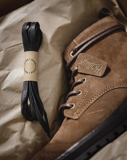 Casual Middle-Cut Brown Retro Tooling Martin Men's Desert Boot - Harmony Gallery