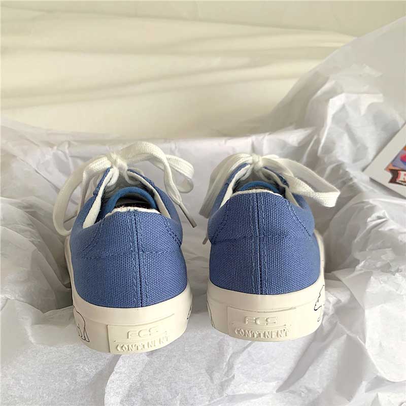 Casual Love Embroidery Graffiti Canvas Women's Shoes - Harmony Gallery