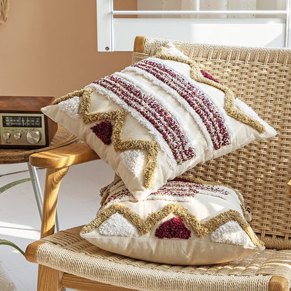 Simple Plush Moroccan Tufted Living Room Sofa Cushion - Harmony Gallery