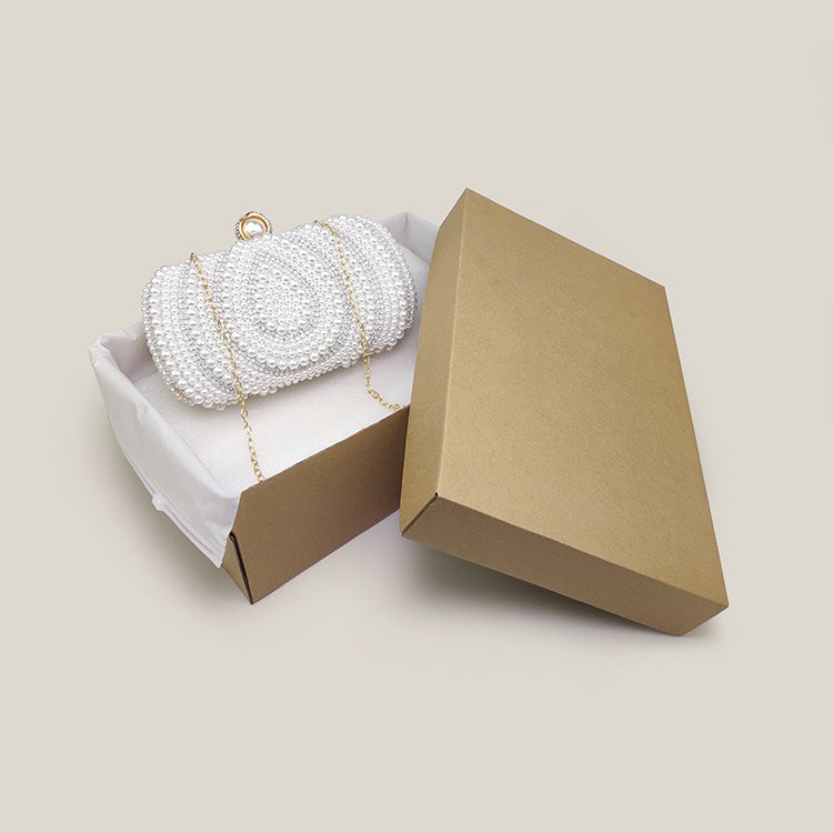 Diamond Pearl High-End Bridal Wedding Women's Clutch Bag - Harmony Gallery