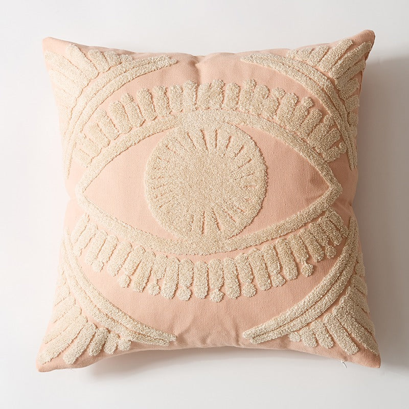 Nordic Decorative Cotton Embroidered Living Room Pillowcase - Harmony Gallery