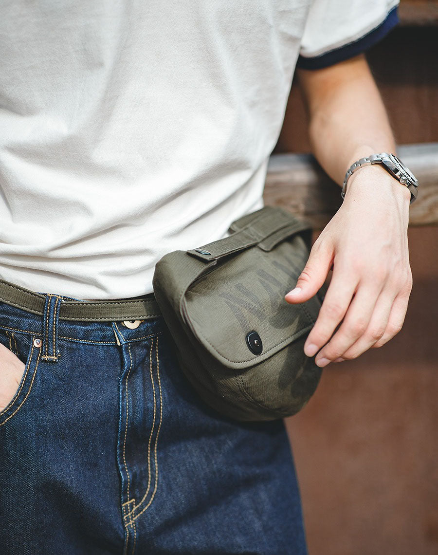 Tooling American Retro Military Navy N1 Multifunctional Men's Hat Bag - Harmony Gallery
