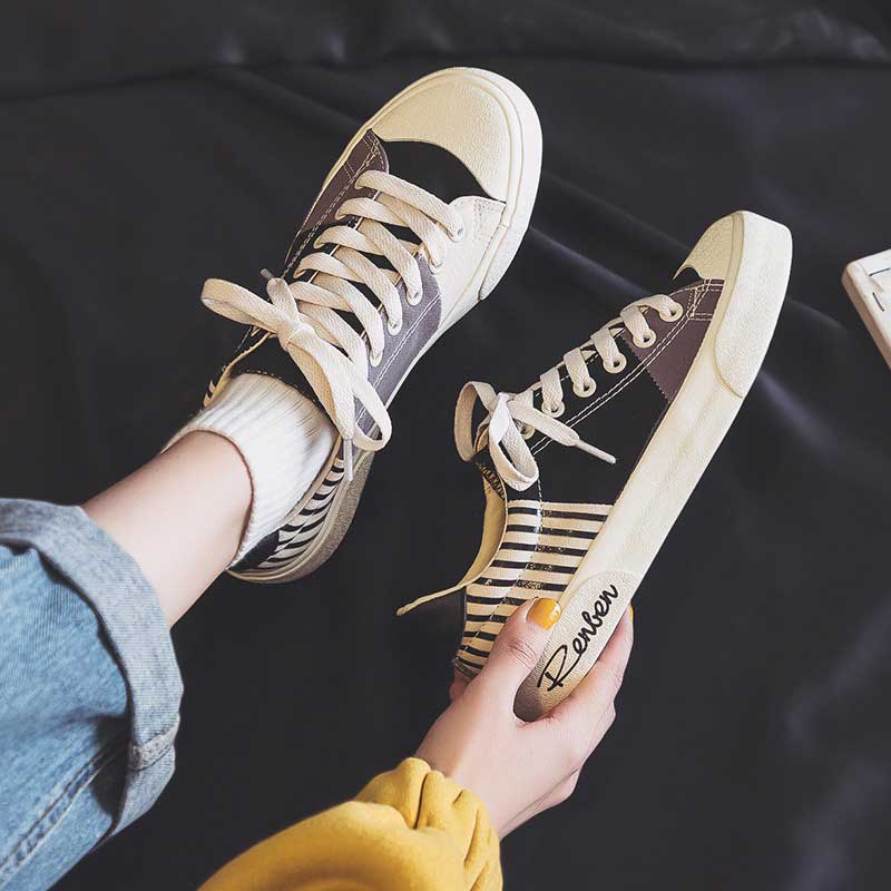 Sweet Girl Canvas Fresh Color Fashion Casual women's shoes - Harmony Gallery