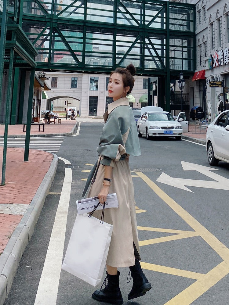 High End Fashion Casual British Style Women's Windbreaker - Harmony Gallery