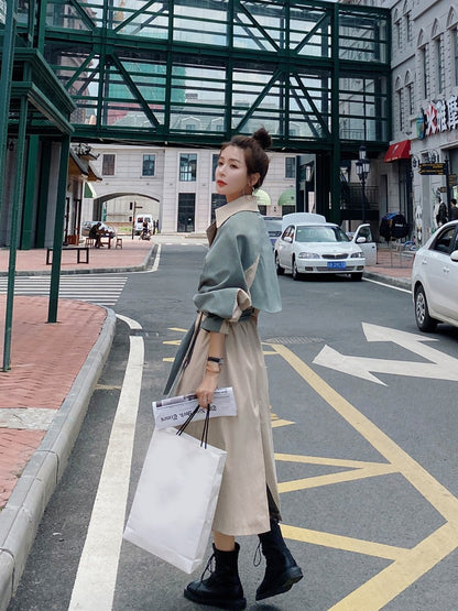 High End Fashion Casual British Style Women's Windbreaker - Harmony Gallery
