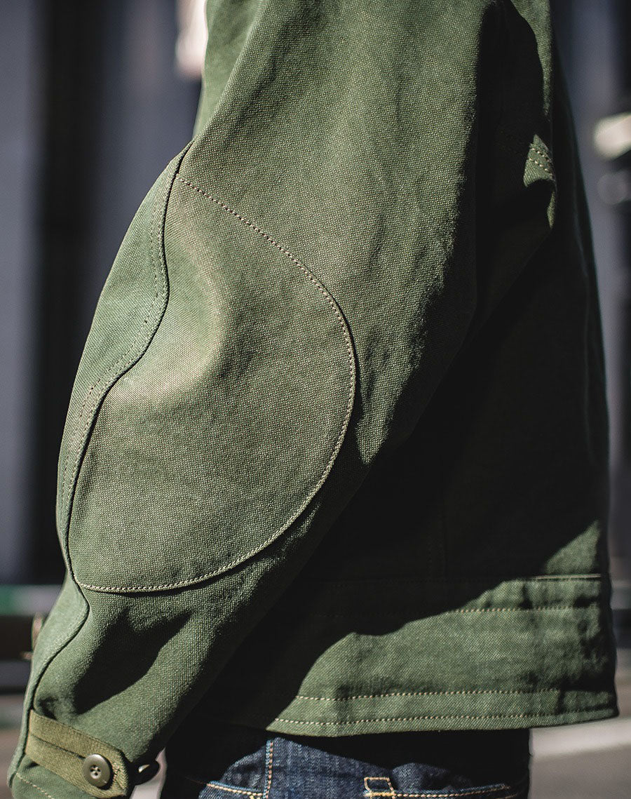 Vintage Swedish Retro Hunting Army Green Men's Coat - Harmony Gallery
