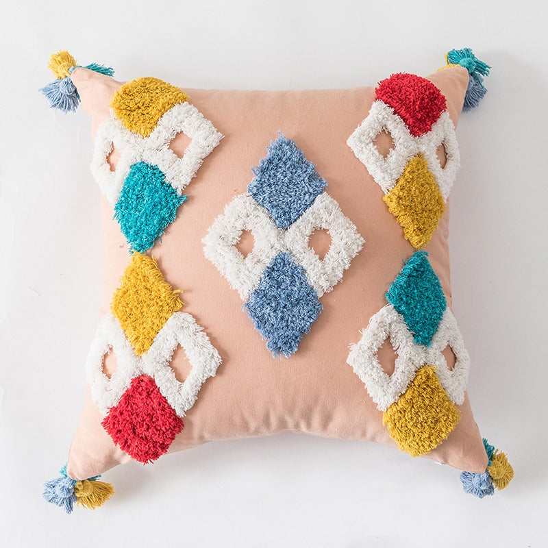 Handmade Moroccan Bohemian Living Room Sofa Cushion - Harmony Gallery