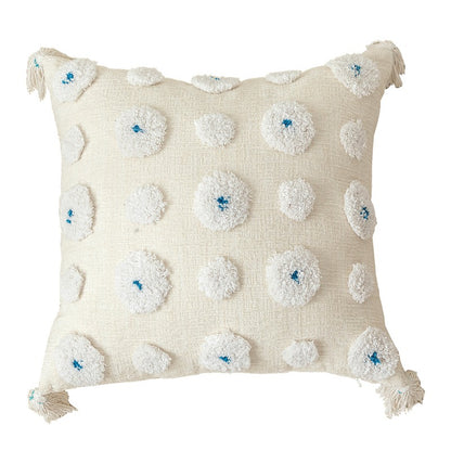 Handmade Bohemian Style Indian Tufted Pillow Cushion - Harmony Gallery