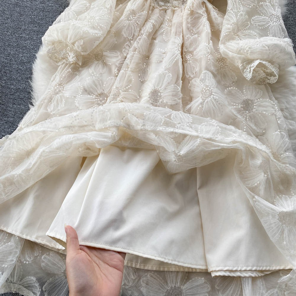 Gentle Feminine Sexy Mid-Length Trendy Women's Dress - Harmony Gallery