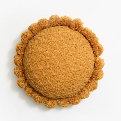 Removable Sunflower Round Ball Sofa Cushion - Harmony Gallery