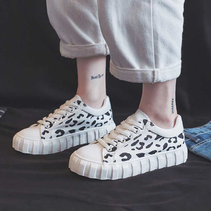 Casual All-Match Breathable Leopard Women's Shoes - Harmony Gallery