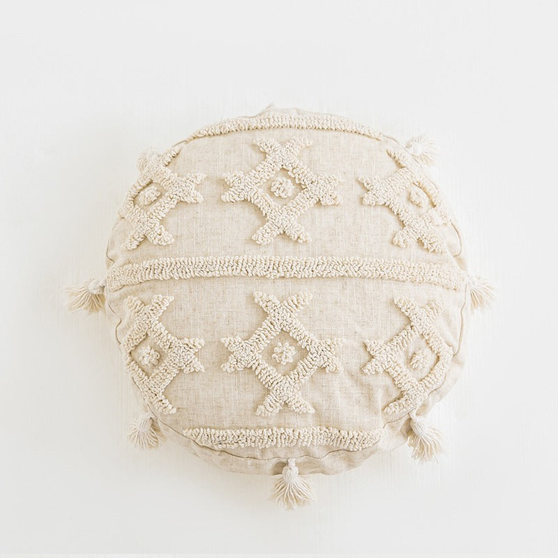 Bohemian Handmade Tassel Embroidery Living Room Cushion - Harmony Gallery