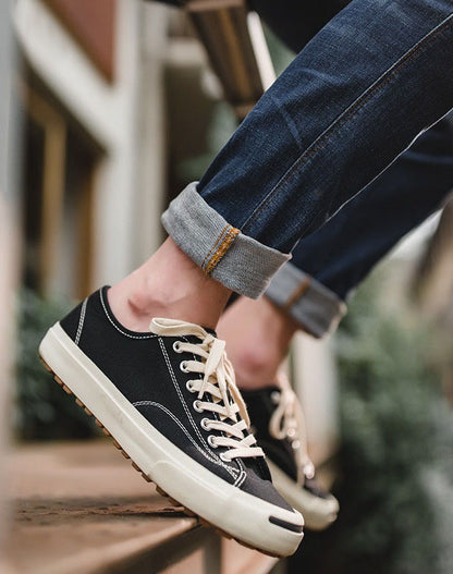 Casual Open Smile Trendy Retro Unisex Canvas Shoes - Harmony Gallery