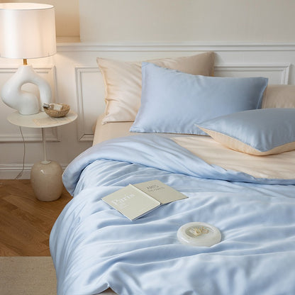 Light Luxury Lenzing Tencel Four-Piece Summer Silk Bed Set - Harmony Gallery