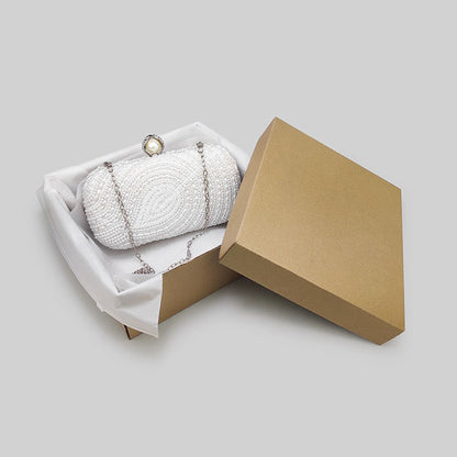 Bridal Wedding Trendy Pearl Senior Clutch Bag - Harmony Gallery