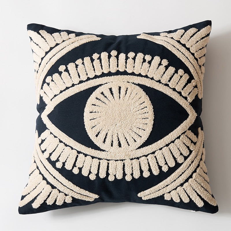 Nordic Decorative Cotton Embroidered Living Room Pillowcase - Harmony Gallery