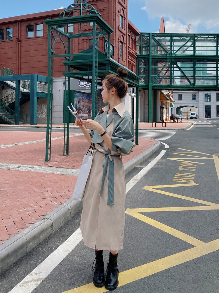 High End Fashion Casual British Style Women's Windbreaker - Harmony Gallery