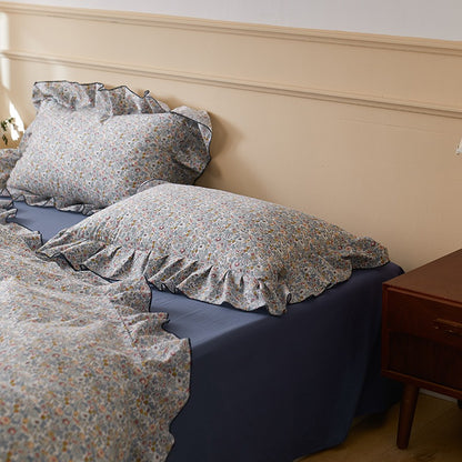 Floral Cotton Spring Breeze Retro Four-Piece Bed Set - Harmony Gallery