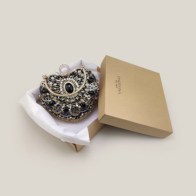 Light Luxury French Ring High-Quality Women's Clutch Bag - Harmony Gallery