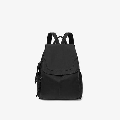 Soft Leather Simple Lightweight Large Women's Backpack - Harmony Gallery