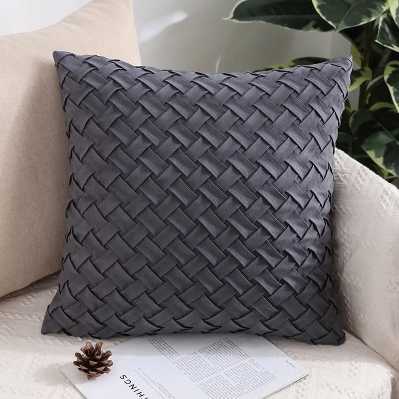 Simple Modern Suede Living Room & Bedroom Sofa Cushion - Harmony Gallery