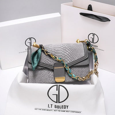 Manhattan Crocodile Pattern Stylish Women's Handbag - Harmony Gallery