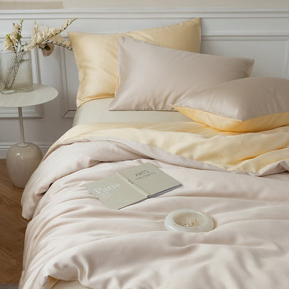 Light Luxury Lenzing Tencel Four-Piece Summer Silk Bed Set - Harmony Gallery