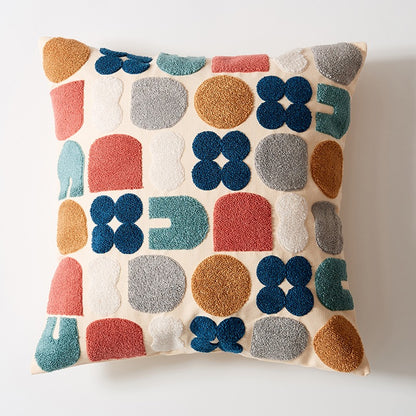 Nordic Cotton Embroidery Simple Living Room Sofa Cushion - Harmony Gallery