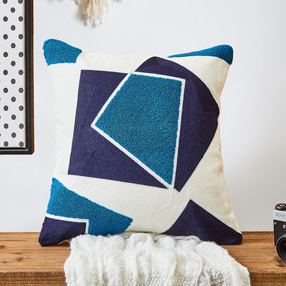 Nordic Cotton Towel Embroidery Living Room Sofa Cushion - Harmony Gallery