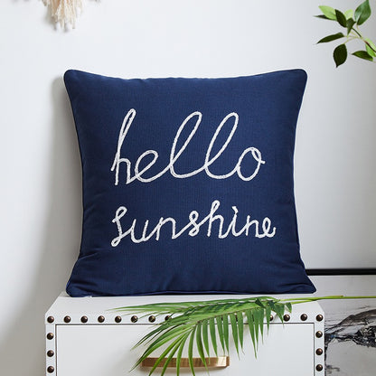 American Embroidery Cotton Living Room Sofa Cushion - Harmony Gallery